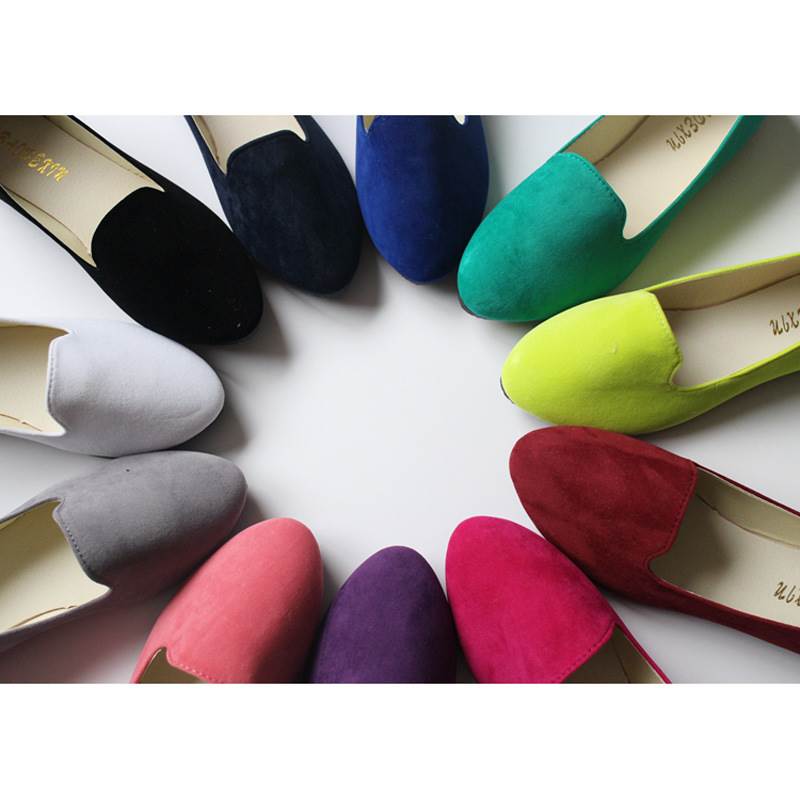 女平底单鞋大码women princess shoes ladies flat shoes size42