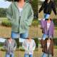 women jacket fleeces casual autumn ladies tops sport coat