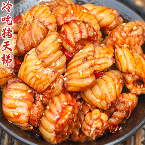 冷吃猪天梯,脆香爽口,麻辣鲜香好