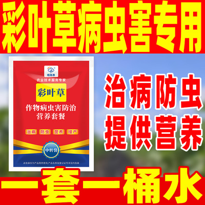 花卉彩叶草专用病害防控套餐花卉彩叶草病害防控专用药套餐彩叶草