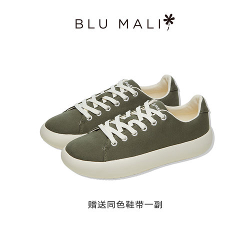 blumali潮流帆布鞋滑板鞋