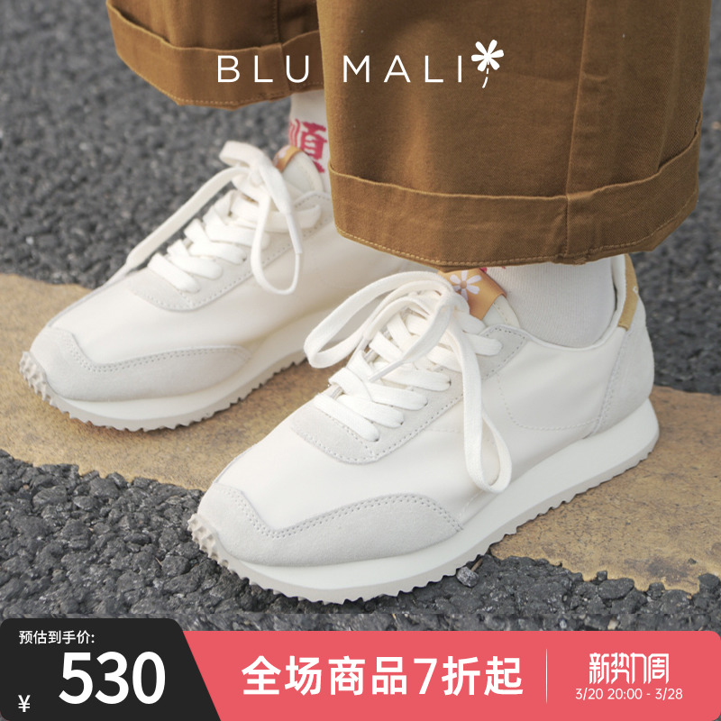 BluMali春夏新款OJAI系列复古慢跑鞋男女运动鞋轻便跑鞋