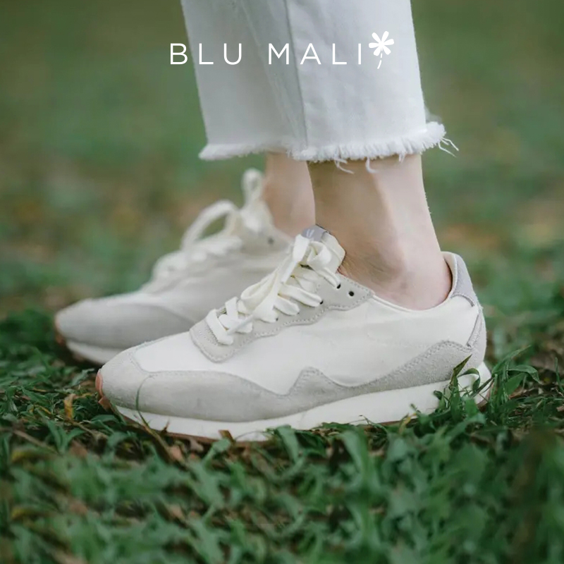 blumali轻便跑鞋复古慢跑鞋