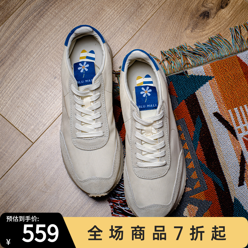BluMali春夏款OJAI系列男女同款复古慢跑鞋运动鞋情侣款