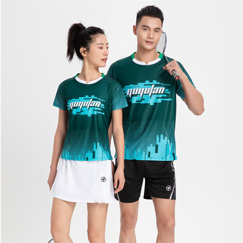 羽毛球服定制速干网球男女夏