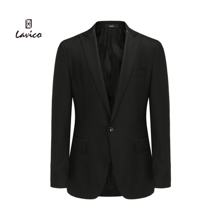 【特价清仓】Lavico/朗维高男士商务正装西服黑色一粒扣晚宴