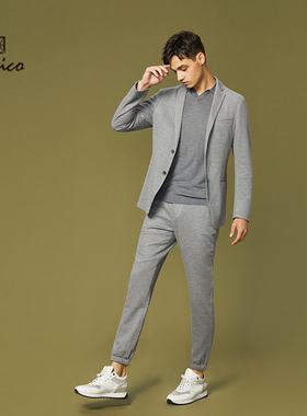 【商场同款】Lavico/朗维高男装时尚大方简约绅士休闲西服外套男