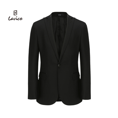 【特价清仓】Lavico/朗维高男士商务正装西服黑色上班通勤外套