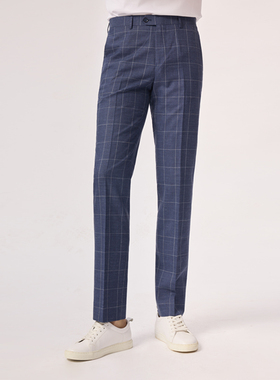 【特价清仓】Lavico/朗维高男士商务正装西裤兰格职业裤通勤舒适