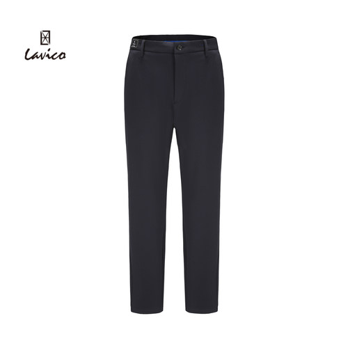 【商场同款】Lavico/朗维高男士藏青时尚商务休闲裤舒适修身裤子