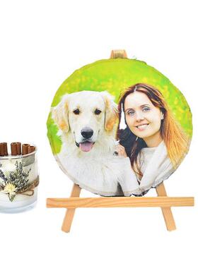 自定义照片木片画送女生闺蜜圣诞节生日礼物uv打印装饰画纪念礼物