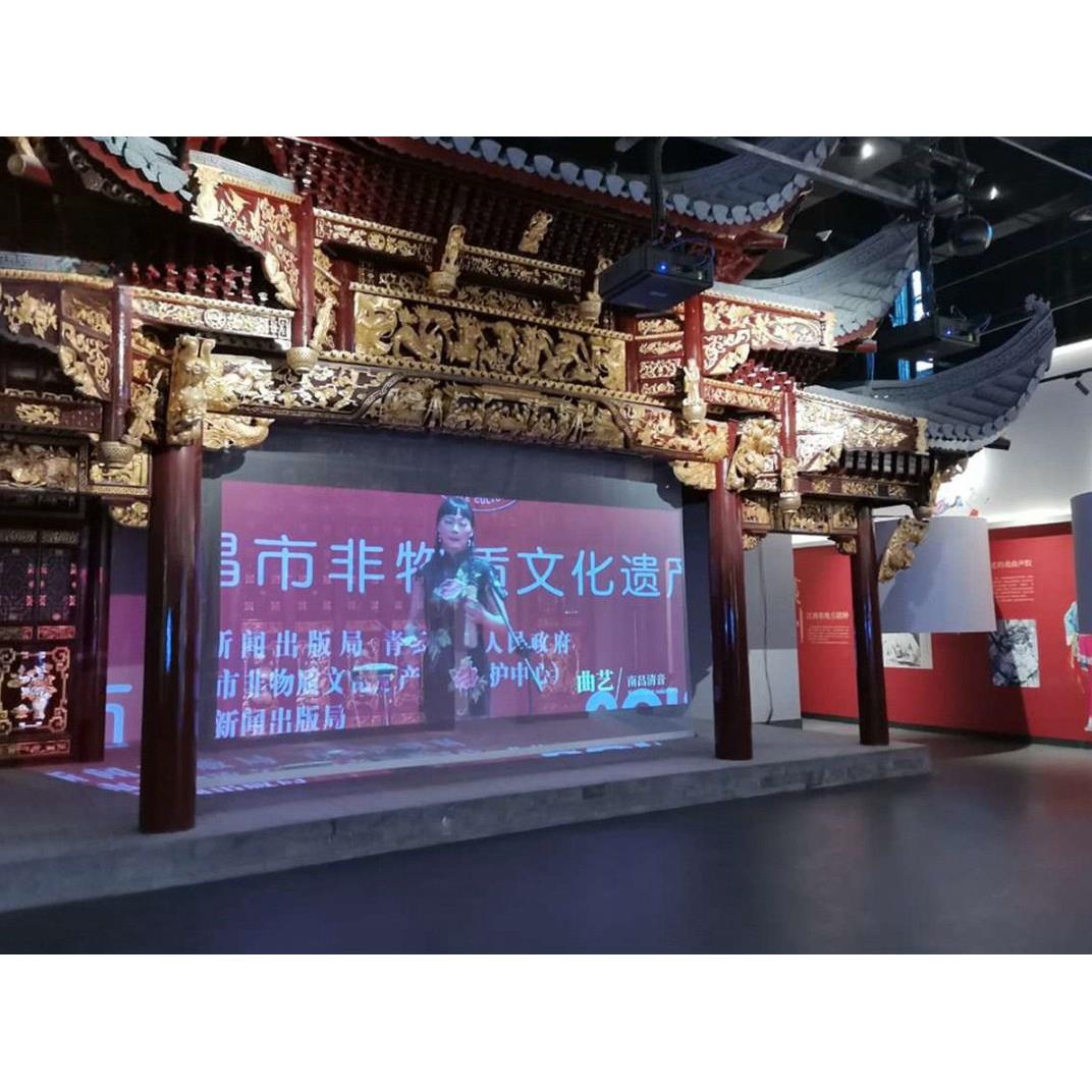 半景画投影设计安装一站式服务沉浸式CAVE展厅融合投影解决方案