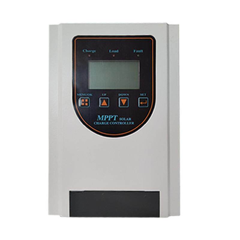 太阳能控制器MPPT60A液晶显示锂电池智能100A户外离网光伏板充电
