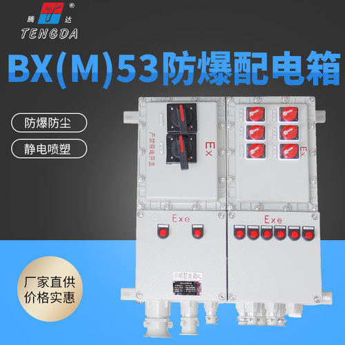 防爆开关按钮控制箱BXK腾达水泵