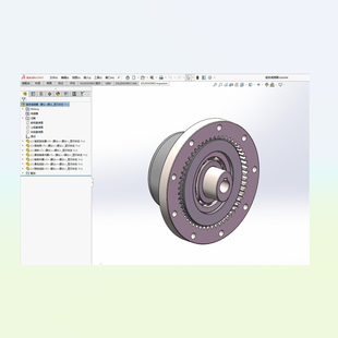 X1708-谐波减速器三维模型312864【只SolidWorks三维图】SW2015