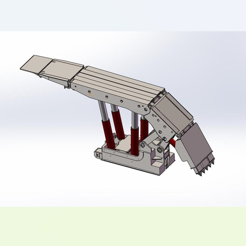 X1715-详细液压支架三维SW模型设计solidworks建模3D数据图可编辑