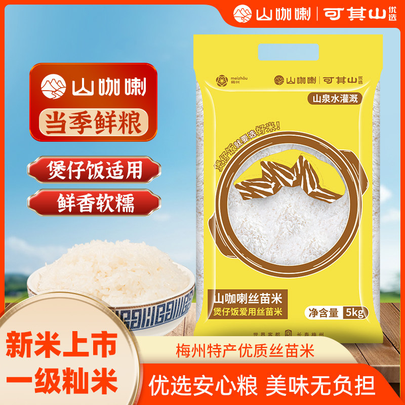 新米广东一级丝苗米10斤装大米籼米长粒香米煲仔饭适用米软糯清香