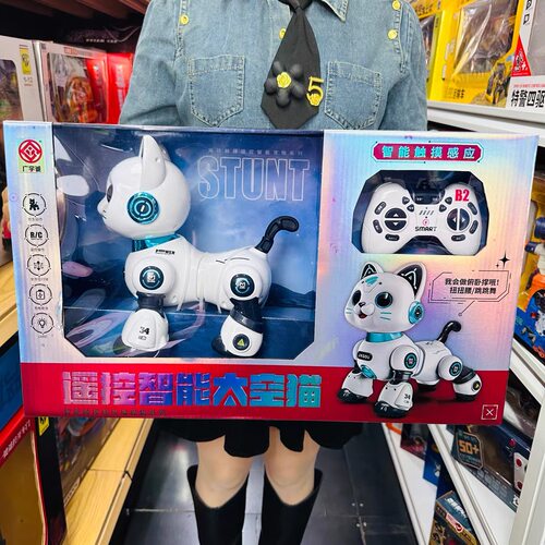 广宇诚遥控智能太空猫AI机械狗