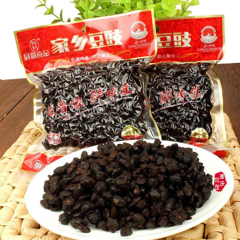 重庆农家自制干豆豉原味