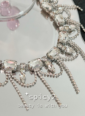 千金女团流苏锁骨链Y2K辣妹派对