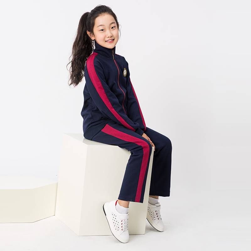 atob春秋新款男女运动套装校服定做定制班服园服LOGO可定制 QTQ