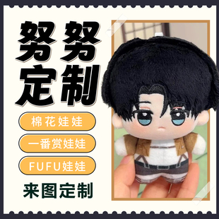 自制棉花娃娃5cm打印10厘米diy努努定制一条龙海星体oc来图纸代缝