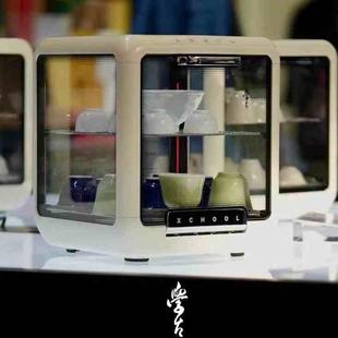 学古|悟烯·茶人石墨烯养护柜台式茶具消毒柜全透明醒茶柜