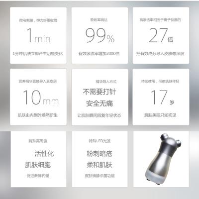 2023滋尔滨无针美塑仪电穿孔美容仪器射频o提拉紧致脸部按摩导入