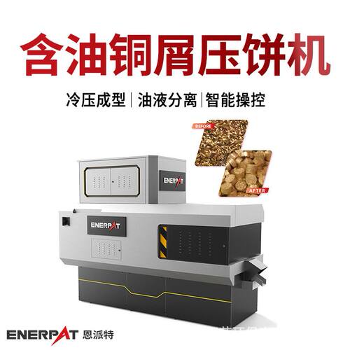 恩派特含油铜屑压饼机 饼块静置不滴漏 整机质保1年