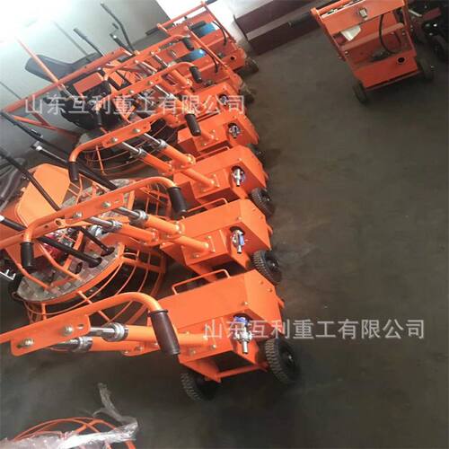 楼房墙面自动凿毛机 手推式路桥面石材混凝土面多头气动打毛机