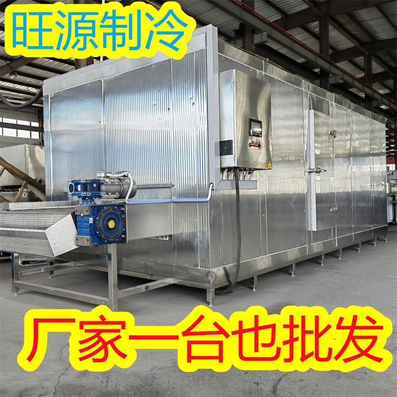 鸡产品隧道速冻机 连续式鸡胗冷冻设备 鸡翅中急速冷冻机厂家