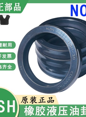 日本进口NOK液压油封氟胶USH-22*30/22.4*30/24*32/25*33/27*35*5
