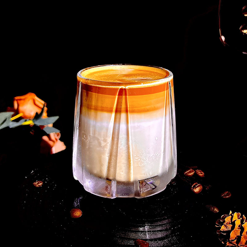 无铅水晶玻璃ins咖啡杯澳白杯