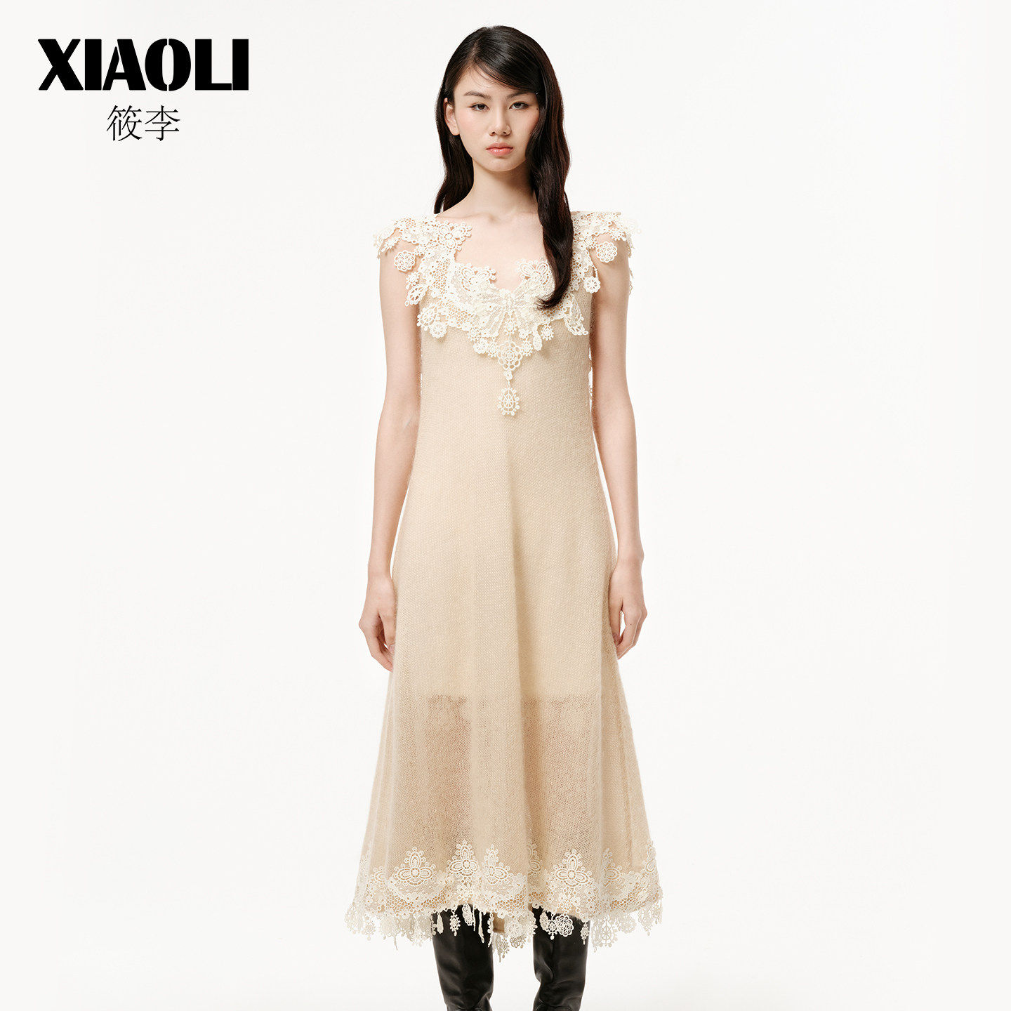 林允同款XIAOLI筱李法式马连衣裙