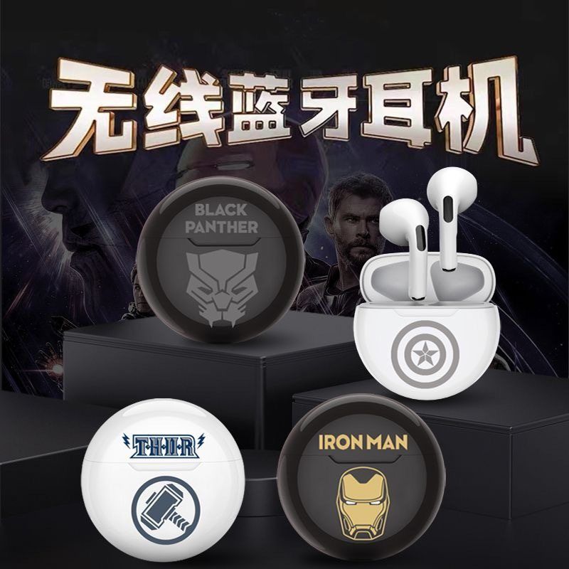 跨境现货漫威无线蓝牙耳机 半入蓝牙耳机