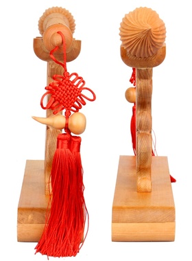 桃木文昌笔摆件桃木大笔进财摆件