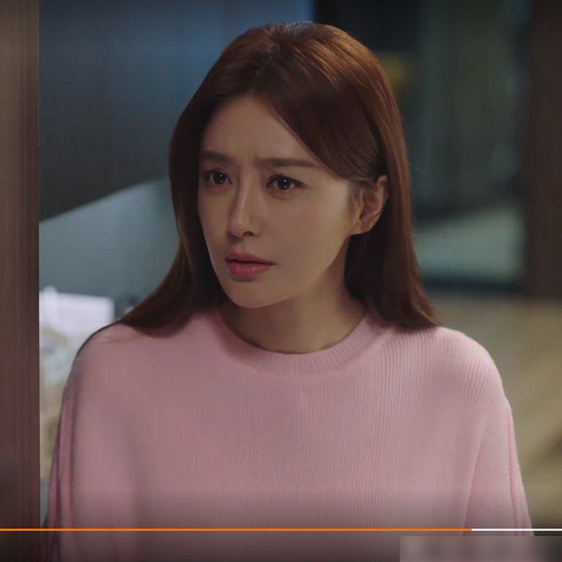 理智派生活沈若歆秦岚同款粉色毛衣时尚百搭简约休闲气质私人定制