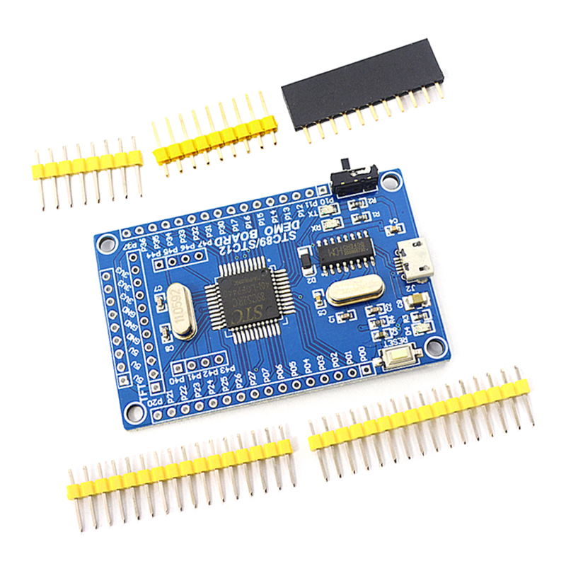 51单片机最小系统板 STC89C52 STC51 STC89核心板 开发板 学习板