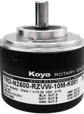 原装光洋编码器TRD-N2500-RZVW-10M-K001 1000 2000 1024质保