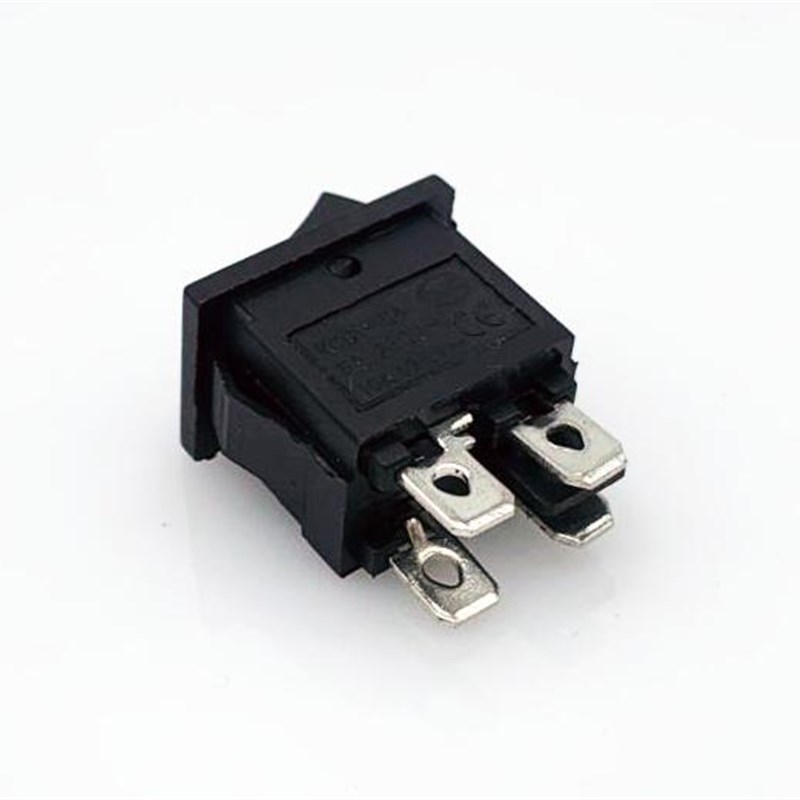 液晶电视机开关配件KCD1-104船型开关6A250V电源按键4脚2档带灯