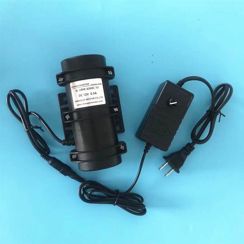 热销 直流震动电机 振动筛 花椒筛选机 抖料盘 可调速 12V 24V