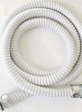 白色pvc金属软管蛇皮管京生P3穿线管热镀穿线护线管包邮16  20mm