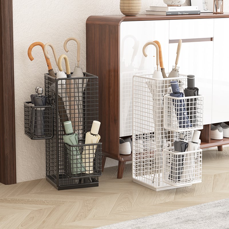 雨伞收纳架家用雨伞架门口放雨伞置物架入户门沥水加存放架收纳桶