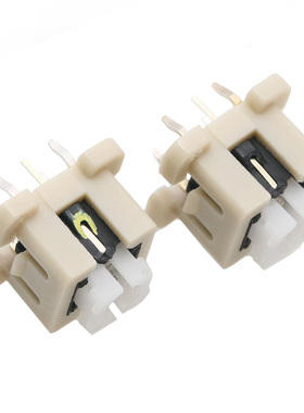 8.5*8.5带橙色灯复位轻触开关 微型6脚带橙灯按键开关电源按钮