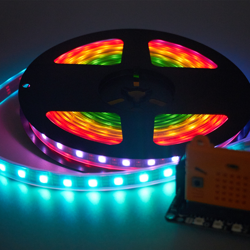 micro:bit 流光溢彩防水灯带套件 支持microbit Makecode 编程