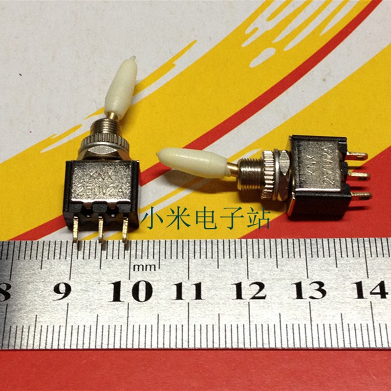 扭子开关 KNX1*2  两档三脚 2A 250VAC 拨动开关 山瑜