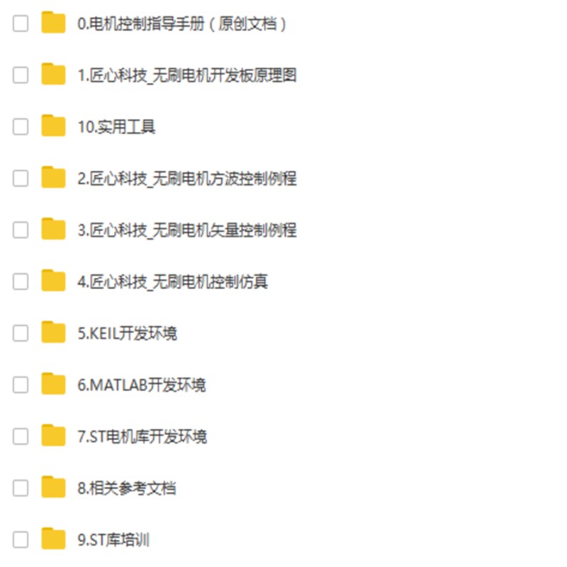 无刷电机开发板 直流无刷电机开发板 STM32学习板 BLDC PMSM FOC