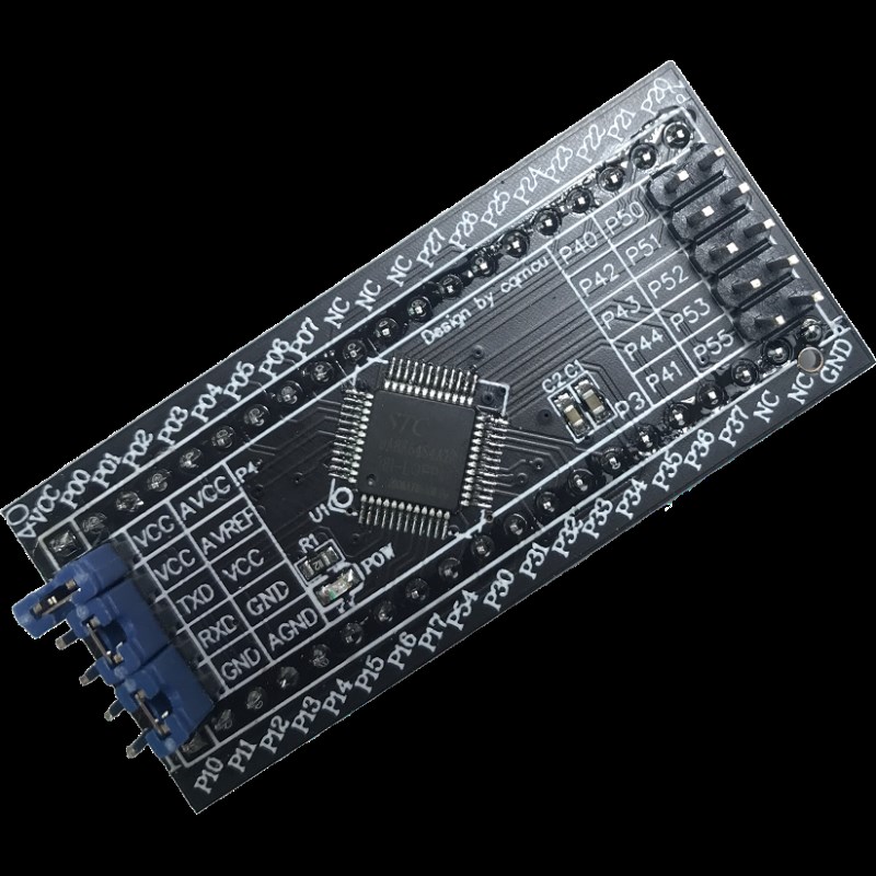 STC8A8K64D4单片机核心板 最小系统板 开发学习板 STC89C52DIP40