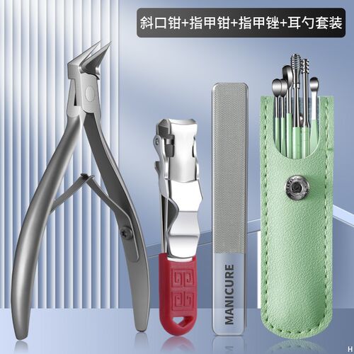 德国斜口鹰嘴钳甲沟钳甲沟专用灰脚趾甲剪家用神器炎剪刀工具单个