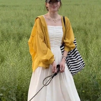 高级感港风防晒长袖衬衫女夏季装新款防晒设计感时尚小众上衣外套